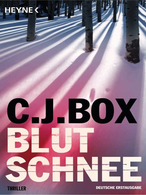 Title details for Blutschnee by C.J. Box - Wait list